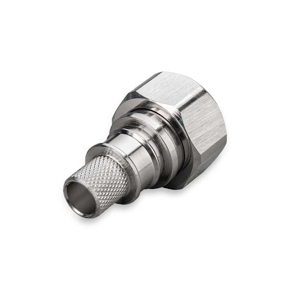 Разъем BN 431130 серии 4.3-10(male) на кабель RG-8, обжимной